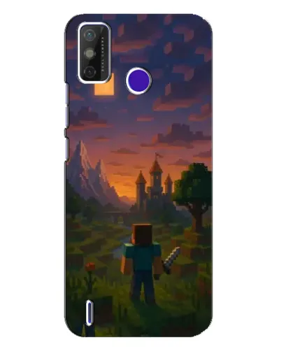 Чохол для TECNO Spark Power 2 (LC8) з картинкою «Стів біля вежі» Чохол для TECNO Spark Power 2 (LC8) з картинкою «Стів біля вежі»