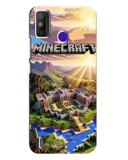 Чохол для TECNO Spark Power 2 (LC8) з картинкою «Minecraft панорама»