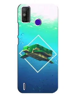 Чохол для TECNO Spark Power 2 (LC8) з картинкою «Черепаха Minecraft»