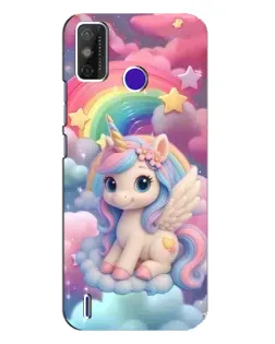 Чехол для TECNO Spark Power 2 (LC8) с картинкой «Маленький единорог»