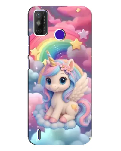 Чехол для TECNO Spark Power 2 (LC8) с картинкой «Маленький единорог»