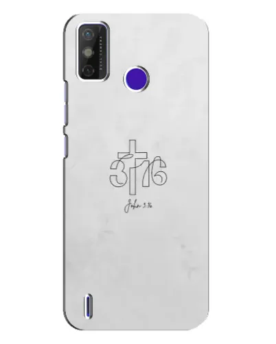 Чохол для TECNO Spark Power 2 (LC8) з картинкою «Івана 3:16 Хрест» Чохол для TECNO Spark Power 2 (LC8) з картинкою «Івана 3:16 Хрест»