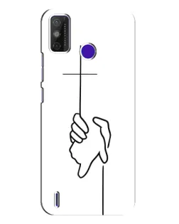 Чохол для TECNO Spark Power 2 (LC8) з картинкою «Рука тримає» Чохол для TECNO Spark Power 2 (LC8) з картинкою «Рука тримає»