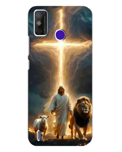 Чохол для TECNO Spark Power 2 (LC8) з картинкою «Лев Юди та Світло» Чохол для TECNO Spark Power 2 (LC8) з картинкою «Лев Юди та Світло»