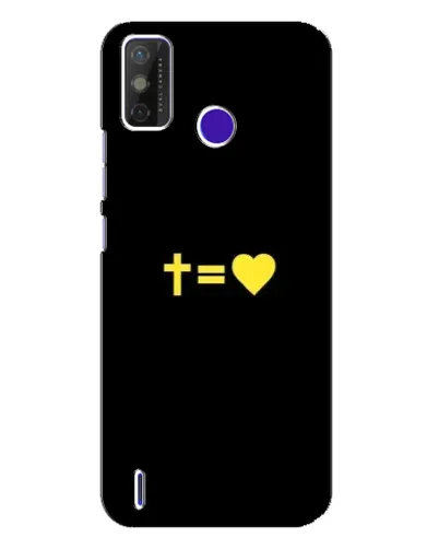 Чохол для TECNO Spark Power 2 (LC8) з картинкою «Серце та Хрест» Чохол для TECNO Spark Power 2 (LC8) з картинкою «Серце та Хрест»
