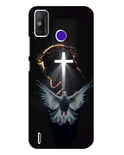 Чохол для TECNO Spark Power 2 (LC8) з картинкою «Голуб та Світло» Чохол для TECNO Spark Power 2 (LC8) з картинкою «Голуб та Світло»