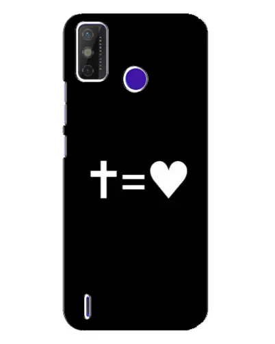 Чохол для TECNO Spark Power 2 (LC8) з картинкою «Хрест та Серце» Чохол для TECNO Spark Power 2 (LC8) з картинкою «Хрест та Серце»
