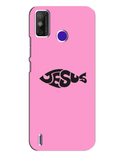 Чохол для TECNO Spark Power 2 (LC8) з картинкою «Рожевий символ Jesus» Чохол для TECNO Spark Power 2 (LC8) з картинкою «Рожевий символ Jesus»
