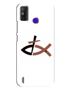 Чохол для TECNO Spark Power 2 (LC8) з картинкою «Риба та хрест»