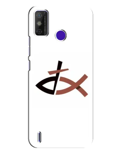 Чохол для TECNO Spark Power 2 (LC8) з картинкою «Риба та хрест» Чохол для TECNO Spark Power 2 (LC8) з картинкою «Риба та хрест»