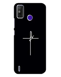 Чехол для TECNO Spark Power 2 (LC8) с картинкой «Тонкий крест»