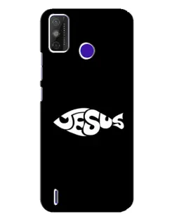 Чехол для TECNO Spark Power 2 (LC8) с картинкой «Рыба Jesus»