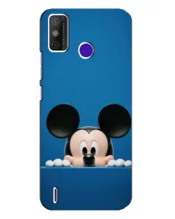 Чохол для TECNO Spark Power 2 (LC8) з картинкою «Міккі виглядає»