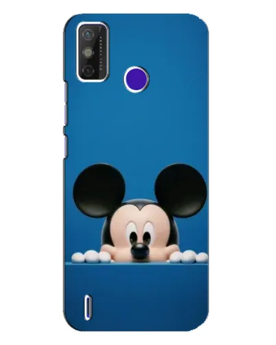 Чохол для TECNO Spark Power 2 (LC8) з картинкою «Міккі виглядає»