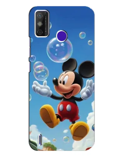 Чохол для TECNO Spark Power 2 (LC8) з картинкою «Mickey та мильні бульбашки»