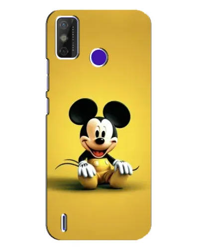 Чохол для TECNO Spark Power 2 (LC8) з картинкою «Міккі на жовтому»