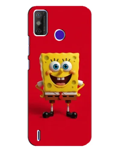 Чехол для TECNO Spark Power 2 (LC8) с картинкой «Спанч Боб на красном» Чехол для TECNO Spark Power 2 (LC8) с картинкой «Спанч Боб на красном»