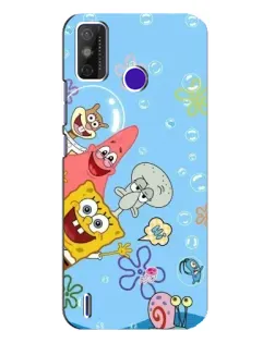 Чехол для TECNO Spark Power 2 (LC8) с картинкой «Веселые пузырьки»