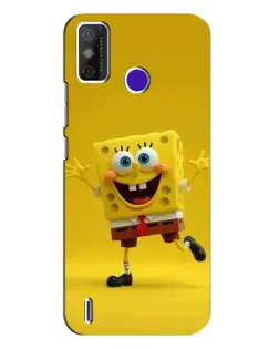 Чехол для TECNO Spark Power 2 (LC8) с картинкой «Позитивный Губка Боб»