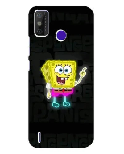 Чехол для TECNO Spark Power 2 (LC8) с картинкой «Неоновый Губка Боб» Чехол для TECNO Spark Power 2 (LC8) с картинкой «Неоновый Губка Боб»