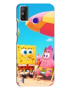 Чехол для TECNO Spark Power 2 (LC8) с картинкой «Отдых на пляже»