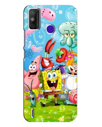Чехол для TECNO Spark Power 2 (LC8) с картинкой «Губка Боб и друзья» Чехол для TECNO Spark Power 2 (LC8) с картинкой «Губка Боб и друзья»