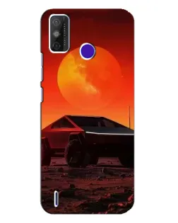 Чохол для TECNO Spark Power 2 (LC8) з картинкою «Cybertruck на Марсі»