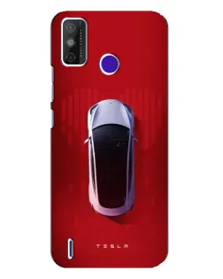 Чохол для TECNO Spark Power 2 (LC8) з картинкою «Tesla Top View»