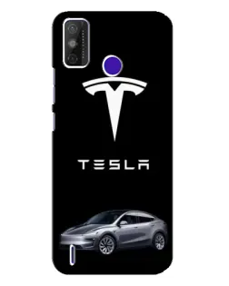 Чохол для TECNO Spark Power 2 (LC8) з картинкою «Tesla Model Y»