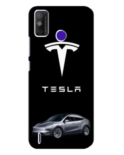 Чохол для TECNO Spark Power 2 (LC8) з картинкою «Tesla Model Y»