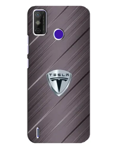 Чохол для TECNO Spark Power 2 (LC8) з картинкою «Металева текстура Tesla»
