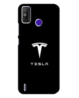 Чохол для TECNO Spark Power 2 (LC8) з картинкою «Tesla White Logo»