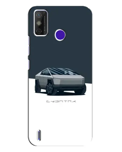 Чохол для TECNO Spark Power 2 (LC8) з картинкою «Сріблястий Cybertruck Tesla»