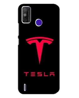 Чохол для TECNO Spark Power 2 (LC8) з картинкою «Tesla Red Logo»
