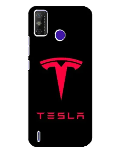 Чохол для TECNO Spark Power 2 (LC8) з картинкою «Tesla Red Logo»