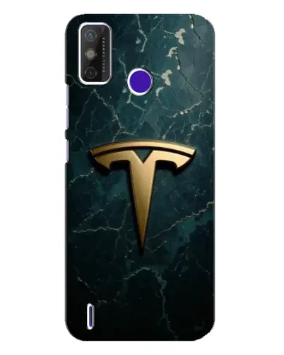 Чохол для TECNO Spark Power 2 (LC8) з картинкою «Мармурова Tesla Gold»