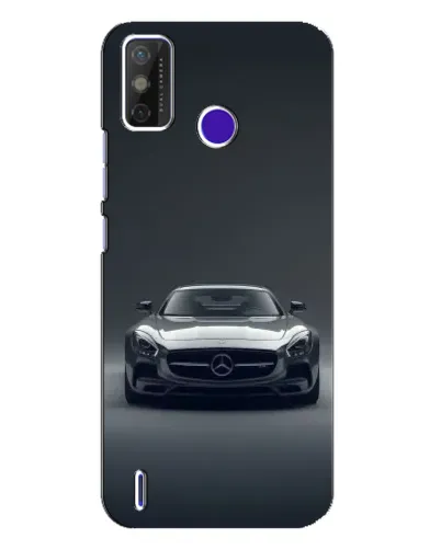 Чехол для TECNO Spark Power 2 (LC8) с картинкой «Mercedes на черном»