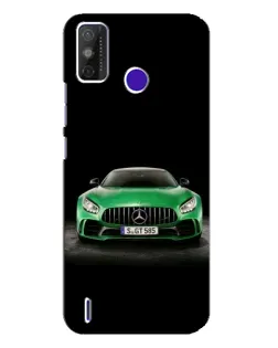 Чохол для TECNO Spark Power 2 (LC8) з картинкою «Mercedes — неоновий лого»