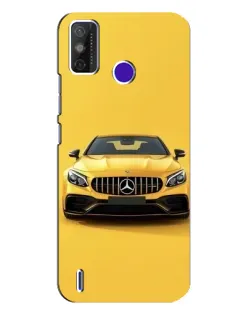 Чохол для TECNO Spark Power 2 (LC8) з картинкою «Жовтий Mercedes GT»