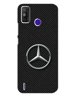 Чохол для TECNO Spark Power 2 (LC8) з картинкою «Карбоновий Mercedes стиль»