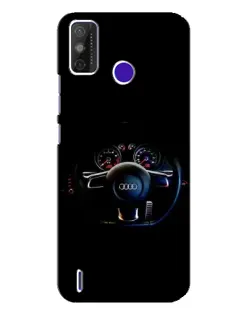Чохол для TECNO Spark Power 2 (LC8) з картинкою «Салон Audi — кермо»