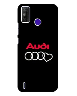 Чохол для TECNO Spark Power 2 (LC8) з картинкою «Логотип Audi Heart»