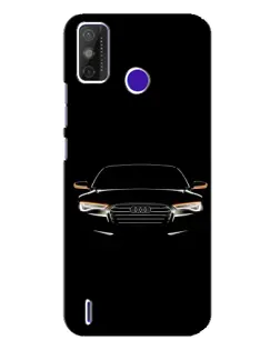 Чехол для TECNO Spark Power 2 (LC8) с картинкой «Audi — ночной контур»