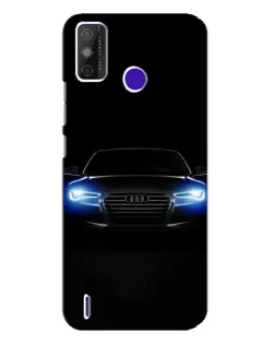 Чехол для TECNO Spark Power 2 (LC8) с картинкой «Audi в неоне»
