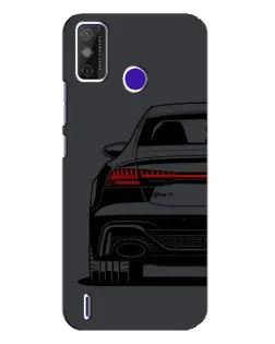 Чехол для TECNO Spark Power 2 (LC8) с картинкой «Задняя часть Audi — арт»