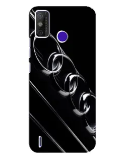 Чехол для TECNO Spark Power 2 (LC8) с картинкой «Audi — абстрактные кольца»