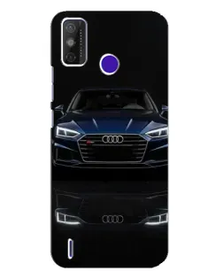 Чехол для TECNO Spark Power 2 (LC8) с картинкой «Audi — ночное отражение»