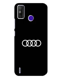 Чехол для TECNO Spark Power 2 (LC8) с картинкой «Audi White Logo»