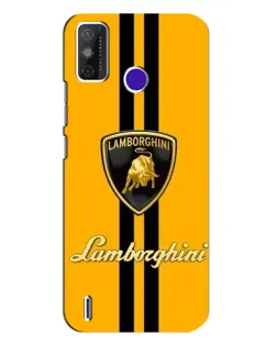 Чохол для TECNO Spark Power 2 (LC8) з картинкою «Lamborghini Stripe жовтий»