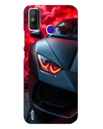 Чохол для TECNO Spark Power 2 (LC8) з картинкою «Lamborghini червоне сяйво»